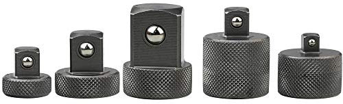 KAIFNT K351 Low Profile Impact Socket Adapter and Reducer Set, Chrome-Moly Steel, 5-Piece