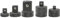 KAIFNT K351 Low Profile Impact Socket Adapter and Reducer Set, Chrome-Moly Steel, 5-Piece