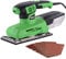 Bakaji Levigatrice Mouse Orbitale Potenza 300W Velocità Regolabile 6000-12000 rpm Aspiratore Integrato e Vaschetta di Raccolta Polvere Base Nastro 23 x 11 cm con 10 Fogli Abrasivi Inclusi