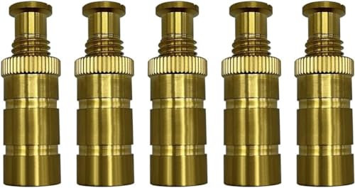 Brass Pool Cover Anchors for Inground Pools - 5 Pack - by Poolzilla