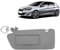 Parasol de Repuesto para el Lado Izquierdo del Conductor, Visera a Prueba de Sol para el Interior del Coche con Espejo Abatible, Compatible con Peugeot 2008 3008 301 308(S) 408