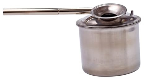MILISTEN 1 Pc Olla De Glaseado Soplado De Arcilla Pintando Olla De Barro Ollas De Acristalamiento Herramientas Para Hacer Macetas De Bricolaje Acero Inoxidable Rociador De Pintura Metal