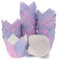 La Llareta 100 Stück Backbecher Papier, Muffinförmchen Papier, Mini Muffins Papierförmchen, Fettdicht, Tulpenform, Cupcake Backbecher für Kuchen Backen, Hochzeit, Geburtstag, Party