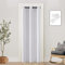 Closet Curtains for Bedroom Closet Door,Doorway Curtain for Door,Privacy Faux Accordion Bifold Like,Grommet Easy Sliding Keep Heat Out Blackout Thermal Separator Room Divider,White,34 x 80 Inch Length