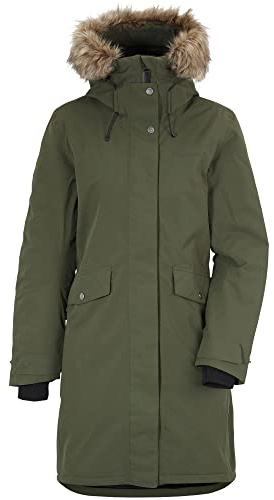Didriksons Erika Women's Parka 3, Größe:32, Farbe:deep green