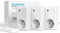 SURNICE Prise Programmable Telecommande sans Fil, 3 Prises Électriques et 1 Télécommande, Portée 80M, Fonction All on All Off, 230V, 1 Piles CR2032 Gratuite
