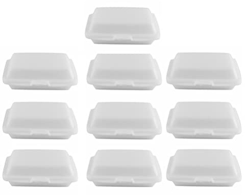 NUOBESTY 10pcs 1: 12 Dollhouse Miniature Takeaway Box Simulation Takeaway Toys Mini Lunch Box Model Decoration for Dolls House Accessory Pretend Play