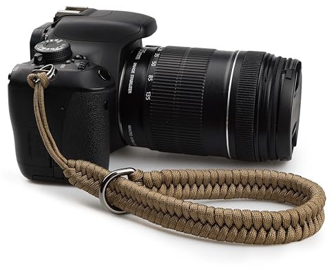 SUNYA Camera Wrist Strap, Paracord Camera Hand Sling, Quick Release, Portable Attachment fit for Canon, Nikon, Fuji, Sony, DSLR