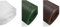 Mugar- Mallas de Cuadrados plásticos para jardinería y protección-Mallas jardineras para Enredaderas- Rollos de 1x5m (20mm, Blanco)