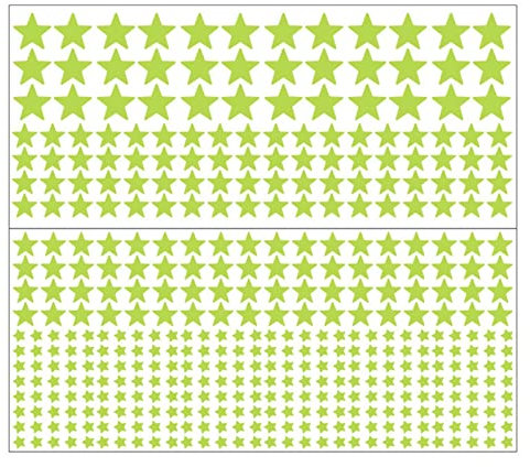 fanelod Leuchtet im Dunkeln, fluoreszierende Sterne für Decke, Wandaufkleber, Sterne, Wandaufkleber, Schlafzimmer, Decke, Raumdekoration für Mädchen, Kinder, Prinzessin