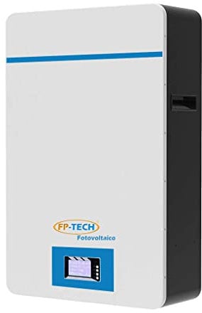 FP-TECH - BATTERIA LiFePO4 SOLARE FOTOVOLTAICO CELLE A+ 100 AH 200 AH 51,2V 5,12KW 10.24KW LITIO FERRO FOSFATO BMS INTEGRATO (5.12 KW)