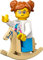 LEGO Sammelfiguren Minifiguren Serie 24 Rockin' Horse Rider 71037 (verpackt)