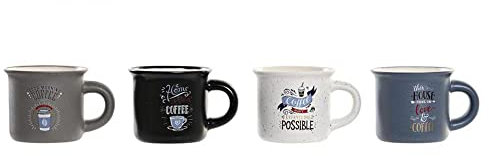 PLUS HOME MUG PORCELANA 7,5X5,7X5 70 VINTAGE PACK 4.