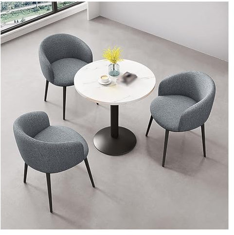 Büro-Empfangsraum-Clubtisch,Business-Tisch Und Stuhl-Kombination,Couchtisch Und Stuhl-Set,Besprechungstisch,Kleine Runde Tische,Verhandlungstisch,Verkaufsbüro,Geschäfte,Besprechungen,Küche (Color : M