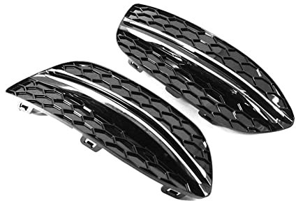 Griglia per radiatore Lampada Fendinebbia Sopracciglio Cofano Copertura Trim Paraurti Anteriore Fendinebbia Griglie Per Mercedes Per Benz Classe C W205 2014-2019 Griglie paraurti anteriore ( Color : B