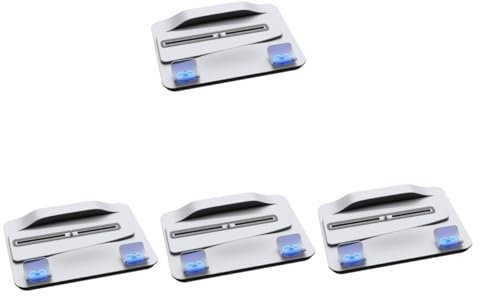 HOMSFOU 4 Stück Ladestation Handhaben Tischdeckenklammern Ständer Für Schnellladestation Tischladegerät Controller-ladestation Gamecontroller-ladegerät Weiß Tragbar Abs