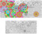 PHOGARY Mandala-Poster zum Ausmalen, Papier-Tischdecke zum Ausmalen, Mandalamotive zum Ausmalen, Mal Mich Bunt, Jumbo-Mandala-Poster für Kinder, Teenager, Erwachsene