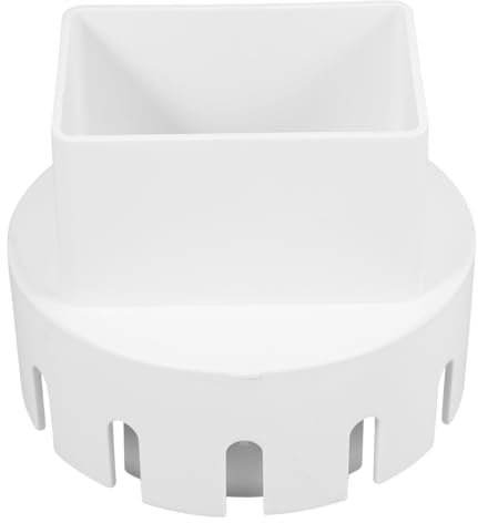 Gadpiparty Connecteur Tuyau de Descente Plastique pour Gouttière Adaptateur Flexible pour Tuyau de Pluie