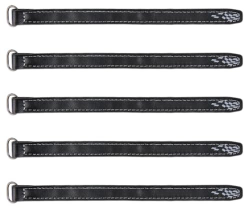Cndiyald Drone Battery Strap RC UAV Lithium Battery Cable Tie Compatible with FPV 5PCS 15x200mm Black