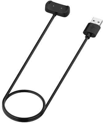 Feysentoe Cargador USB Compatible con Amazfit bip 5 unity Cable de Carga USB Repuesto Cargador Compatible Reloj Inteligente Base de Carga 1M.