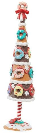 KESOTO Adorno de Donut para Fiesta, Festival, Chimenea, de Navidad Artificial de Mesa