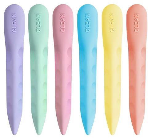 6er Set Große Radiergummis für Kinder, Weicher 2B-Radierer aus Hochwertigem Gummi, für Schulbedarf und Schreibwaren, radiergummi lustig,Perfekt für Zeichnen und Malen (10 * 1.5cm)