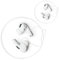 Podstring Neue Version des Anti-Verlust-Armbands für kabellose In-Ear-Ohrhörer, 2 Stück (Airpods Pro 1. und 2., Sony, Beats, Samsung, Bose) (nicht für Airpods 2. und 3.) – Weiß