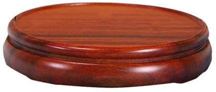 Base de bonsaï - Base de pot de fleurs circulaire en bois de santal rouge - Support pour plantes - Taille XL
