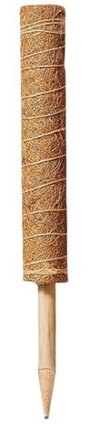 ZMCGNO Bastoncini di Palma da Cocco for Piante rampicanti con bastoni estensibili e deformabili, Bastoncini di Palma da Cocco for Accessori for Piante da Giardinaggio(50cm)