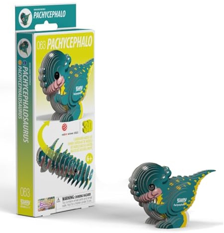 EUGY 063 Pachycephalo Eco-Friendly 3D Paper Puzzle