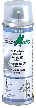 Vernice Trasparente 2 K con indurente (200 ML) | Presto (187216)