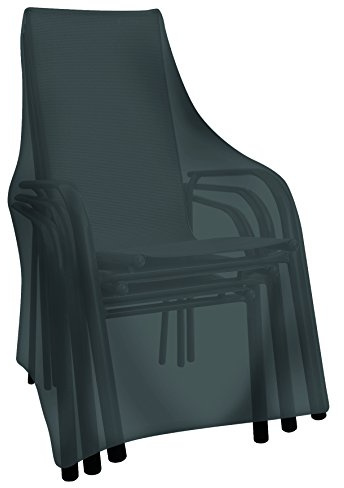 tepro Abdeckhaube Universal für Stapel-/Gartenstühle, schwarz (65 x 65 x 150 cm)
