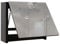 Mendler Spiegelschrank HWC-B19, Wandspiegel Badspiegel Badezimmer, aufklappbar Hochglanz 48x79cm - schwarz