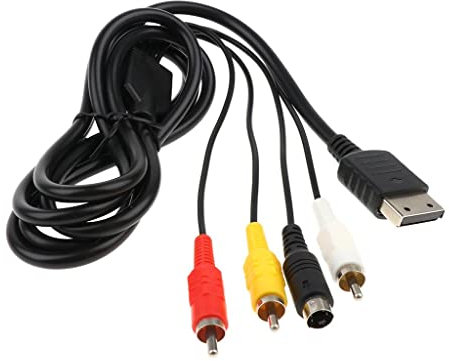 AV S Video Audio Composite Component Cable Cord For S-Video AVS