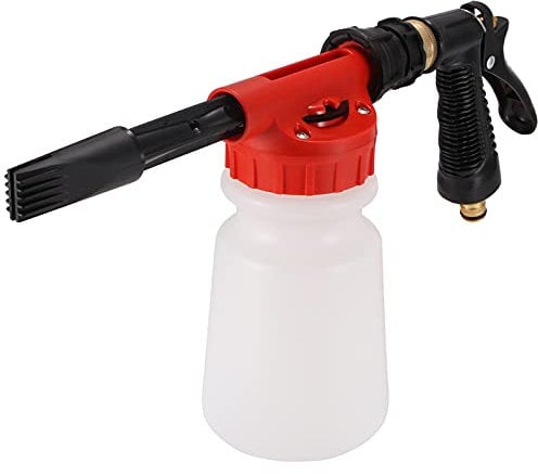ALLOMN Schaumlanze, Schaumpistole Auto Schaum Pistole, Multifunktionale Auto Reinigung Schaum Pistole Auto Wasser Seife Shampoo Sprayer für Van Motorrad Fahrzeug 900ML