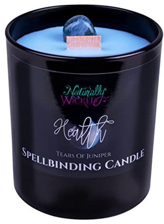 Naturally Wicked® Spellbinding Gesundheits Kerze | Duftende Kristall-Zauberkerze | Inc Einzigartige Kerze Geschenkbox