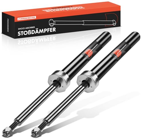 Frankberg 2x Stossdämpfer Stoßdämpfer Vorne 531mm Gasdruck 363043 | Kompatibel mit Polo Coupe 80 86C, 50 863, Derby 80 86C, Polo 80 86C, Derby 86, Polo 86, Polo Classic 80 86C