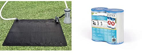 Intex Chauffage Tapis Solaire & Lot de 2 Cartouches a