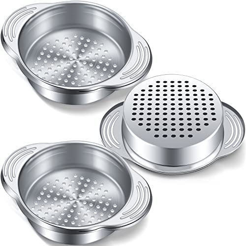 Colador de latas de atún de acero inoxidable, tamiz de metal para prensas de atún, colador de aceite, escurridor de atún, filtro de latas de atún para frijoles, verduras (3)