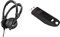 Sennheiser HD 25 Special Edition Headphones for Monitoring/DJ & SanDisk 64GB Ultra USB Flash Drive USB 3.0 Up to 130 MB/s Read, Black, (Pack of 1)