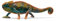 SCHLEICH WILD Life | Chamäleon 14858 | detailgetreue Tierfiguren | Zoo Spielzeug Jungen und Mädchen | Deko für Geburtstag | Spielfigur ab 3 Jahren | 10 x 3 x 5 cm