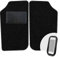 moto-MOLTICO Vorne Fußmatten Auto Velours Autoteppiche Schwarz Automatten Set 2-teilig passend für Peugeot 206 CC 1998-2009