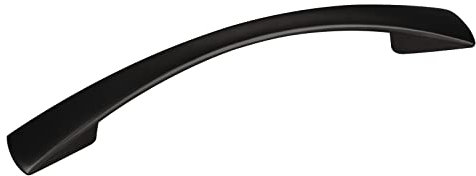 SOTECH 10 Stück Möbelgriffe JAN schwarz matt BA 128 mm Bügelgriffe Bogengriffe Schrankgriffe Küchengriffe