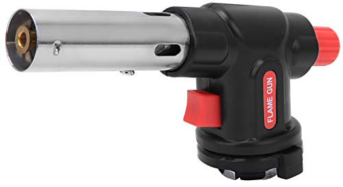 Chalumeau Butane Lance-flammes Cuisine Chalumeau à Gaz Avec Pistolet De Soudage à Allumage électronique Réglable Au Gaz Pour Barbecue En Plein Air 1300 ℃