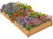 Yaheetech Huerto Urbano Terraza Cama Elevada de Jardín Kit Jardineria Exterior de Madera para Jardín Patio Invernadero Terraza 234,5x120,5x25,2 cm