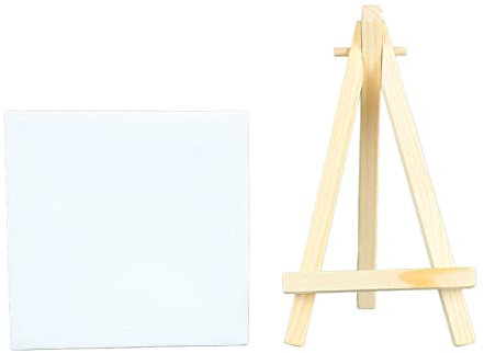 Lot de 10 Chevalets de Table, Chevalet D'artiste en Bois Réglable, Mini Trépied, Support D'affiche en Bois, Installation Facile, Support de Chevalet D'art, Présentoir de Table