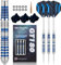 WIN.MAX Dartpfeile mit Metallspitze 90% Tungsten 3 Stück 90% Wolfram Stahl Darts 23 Gramm Blue