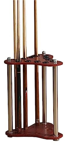 UTOQIA Portastecche da Biliardo Contiene 12 Stecche, Supporto Angolare per Stecche da Biliardo, Porta Stecche da Pavimento in Legno, Accessori da Biliardo Porta Stecche da Biliardo