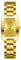 JewelryWe Uhren Damen Edelstahl Rechteckig: Luxus 30 wasserdichte Analog Quarz Armbanduhr Frauen Gold Edelstahl Armband Geschäft Lässige Uhr Damenuhr mit Strass Rechteck Zifferblatt