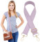 Traziewell Taschenriemen Breit Schultergurt Taschengurt Verstellbarer Längenverstellbarer Schulterriemen Taschengurte zum Wechseln DIY Zubehör für Tasche Lila 0621